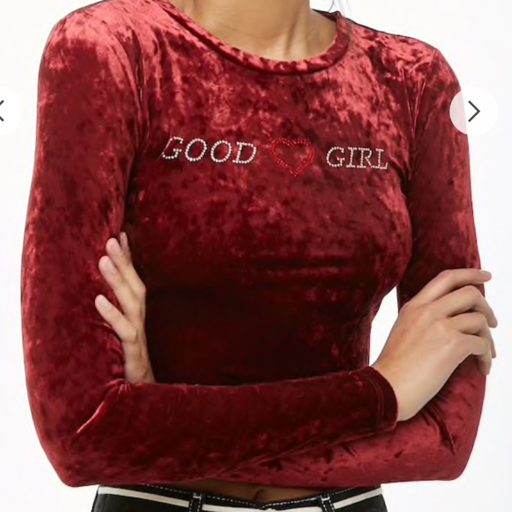 Top from forever 21, Wine red